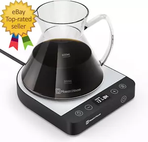 Kaffeebecherwärmer für Schreibtisch Elektrischer Tassenwärmer mit 5 Temperaturstufen - Bild 1 von 9