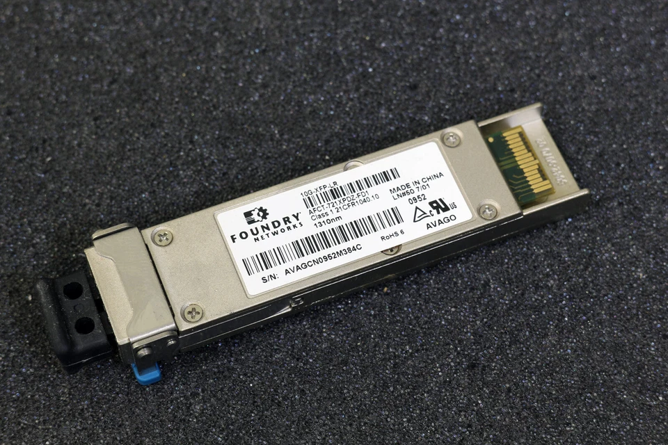 Foundry Networks AFCT-721XPDZ-FD1 10GE XFP Transceiver Module 10G-XFP-LR - Image 1 of 1