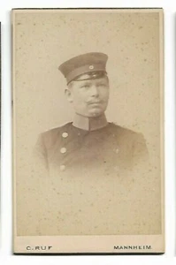 Soldier officer ??? Writing on back; Photo by C. Ruf, Freiburg (4883) - Picture 1 of 2