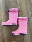 Child’s Pink Lined Thinsulate Wellies Child Size 12. Great Condition, Clean&warm