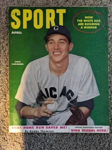 1952 Sport Magazine CHICO CARRASQUEL Chicago White Sox Cover Rare 🏈⚾ 🏀 - Picture 1 of 1