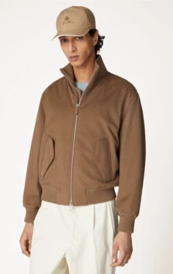 Chaqueta de cachemir Loro Piana FAO0706 Ume Bomber - Nueva con etiquetas - Precio de venta sugerido por el fabricante $5,500 USD Foto 1 de 4