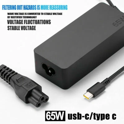 Adaptador de corriente cargador USB-C tipo C 65W PA-1650-46 para Chromebook Yoga Foto 1 de 4