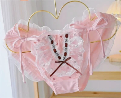 Lindo calzoncillos calzoncillos japoneses Lolita Princesa ropa interior niñas moño bragas Foto 1 de 4