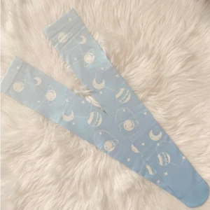 Princess Velvet over-the-knee socks kawaii socks Lolita Socks Magic Wand print  - Picture 1 of 14