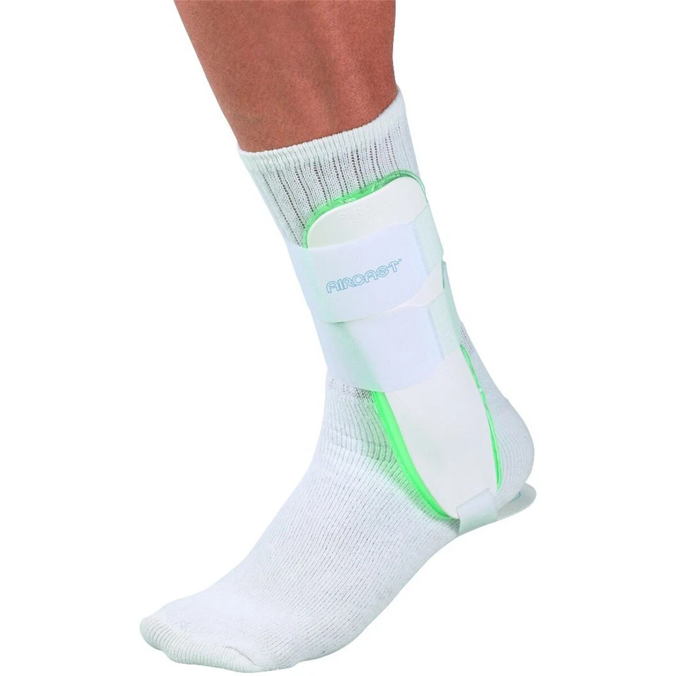 Mueller Aircast Sport Ankle Support Brace - White/Green - Image 1 of 1