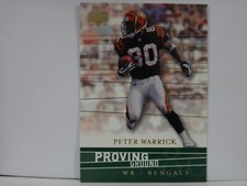 2001 Upper Deck Proving Ground Peter Warrick #PG10