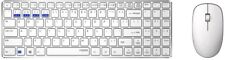 Rapoo Kabelloses Tastatur-Set 184531 9300M WL DESKSET Weiss