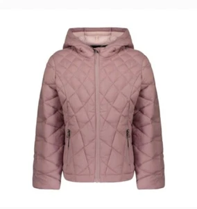Reebok Girls Glacier Shield Packable Puffer Coat Dusty Rose 4 - Picture 1 of 1