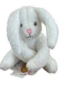 Only Hearts Pets Bunny White Marshmallow Rabbit With Hang Tag 3” - Picture 1 of 7