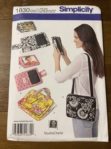Simplicity Pattern 1630 ~ STUDIO CHERIE ~ E-Reader Cover & Table Carry Case - Picture 1 of 2