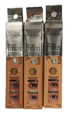 L'Oreal True Match Eye Cream In A Concealer 0.40 oz Medium N5-6, W5-6, Dark C7-8 - Image 1 of 4