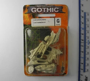 ELDAR SHADOW CRUISER Metal Battlefleet Gothic BFG Ship Blister Pack 1990s G1G - Picture 1 of 3