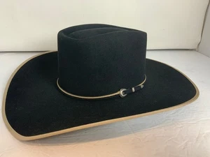 Rodeo King Biber 5x Mütze Größe 6 7/8 Farbe schwarz/hellbraun - Bild 1 von 5