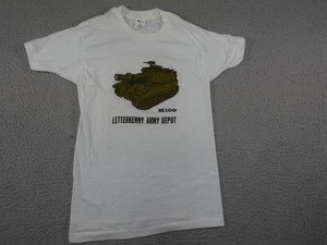 Camisa De Colección Letterkenny Army Depot Juvenil Grande Blanca M109 Tanque Kmart Años 80 EE. UU. - Imagen 1 de 9