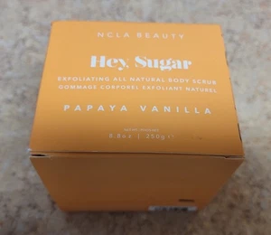 NCLA Beauty Hey, Sugar Papaya Vanille Körperpeeling Neu ohne Verpackung 8,8 flüssige Unzen - Bild 1 von 1