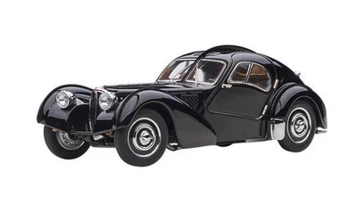 AUTOart 1/43 Bugatti Type 57SC Atlantic 1938 modello ruota disco nero nuovo - Immagine 1 di 4