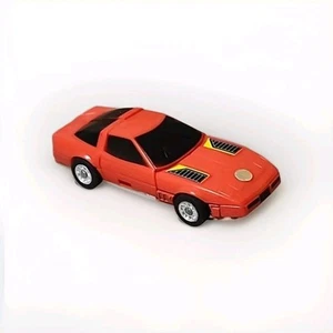 Vintage BANDAI 1984 Go Bots Puzzler Tic Tac Red CORVETTE Robot - Picture 1 of 17