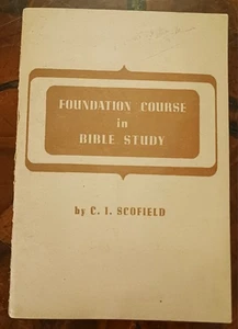 Foundation Course In Bible Study Section I - Scofield Bible Correspondence 1934 - Picture 1 of 8