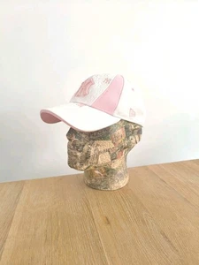 NY New Era New York Yankees Pink Y2K Cap Hat Strapback One Size Vintage 00s - Picture 1 of 8