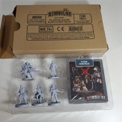 Zombicide Invader Plague Gang Survivor Pack Add On CMON Kickstarter Board Game - Image 1 of 4