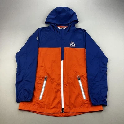 Chaqueta cortavientos Polo Ralph Lauren PGA mediana azul naranja golf Harding Park Foto 1 de 4