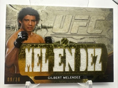 Gilbert Melendez 2014 Triple Threads Relic 9/36 UFC- 1992 - Image 1 of 2