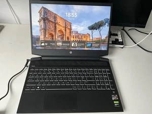 HP Pavilion Gaming Laptop 15-ec1008na,Ryzen 5 4600H,GTX 1650TI,256GB SSD,8GB RAM - Picture 1 of 8