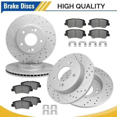 Pastilla de rotor de freno delantero trasero para Hyundai Veloster Elantra 2011-16 Kia Forte/Forte5 Foto 1 de 4