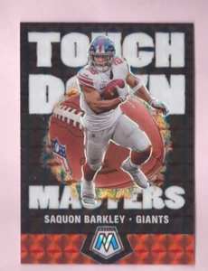 2020 Panini Mosaic SAQUON BARKLEY Touchdown Masters Giants Silver Camo Mint - Picture 1 of 1