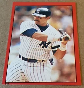 REGGIE JACKSON HOF 1982 TOPPS Sticker Card #216 NM-MT Condition - Picture 1 of 2