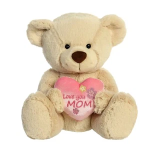 Aurora - Easter - 10" Mother's Day Bear - Cream 08973 NWT new - Picture 1 of 5