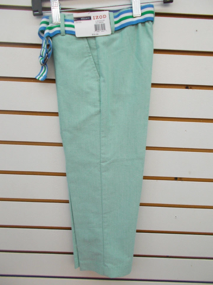 Niños IZOD $32 Caqui, Verde y Blanco Vestido/Pantalones Casuales Tallas 4, 5 y 6 Foto 1 de 1