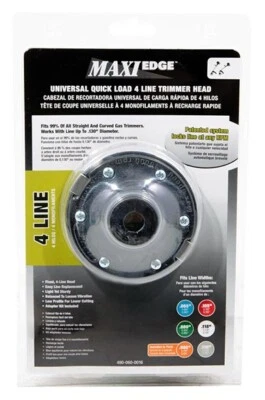 Cabezal de recortadora Arnold 490-060-0016 Maxi Edge universal carga rápida recortadora de 4 líneas  Foto 1 de 2