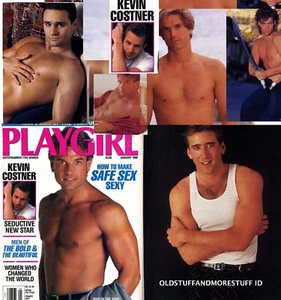 PLAYGIRL 1-88 KEVIN COSTNER HAIRY WM WOOD SOAP STARS NIColas CAGE JANUARY 1988 - Picture 1 of 3