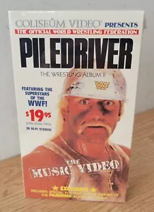 SEALED Pile Driver The Wrestling Album 2 Hulk Hogan VHS WWF - Picture 1 of 8