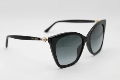 Gafas de sol Jimmy Choo RUA/G/S 0807 9O negras/grises sombreadas 56-18 145 Foto 1 de 4