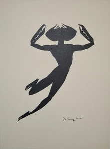 Delanglade Frederic - Litografía Original Firmada - Zodiac Cáncer - Imagen 1 de 1