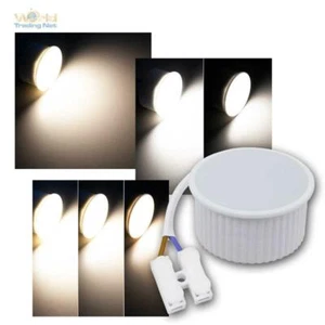 LED Modul, Leuchtmittel flach, auch Dimmbar, 230V Spot Lampe 7W Einbaustrahler - Bild 1 von 12