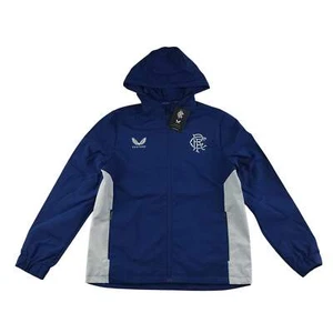 Castore Rangers FC players training lightweight jacket women's size UK 14 navy g - Picture 1 of 12