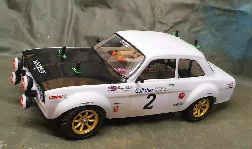 Ford Escort Mk 1 Lexan Aufkleber 257 Rallye Cross Tourenwagen Karosserie Kamtec Drift 1:10