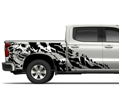 Gráficos de diseño de pesadilla para Chevrolet Silverado 1500 High Country LTZ moderno  Foto 1 de 4