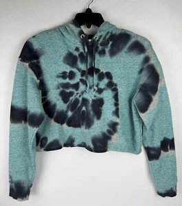 H&M Basic Tie-Dye Hoodie Sweatshirt Crop-Top - Large - Recycled, Refreshed - Picture 1 of 3