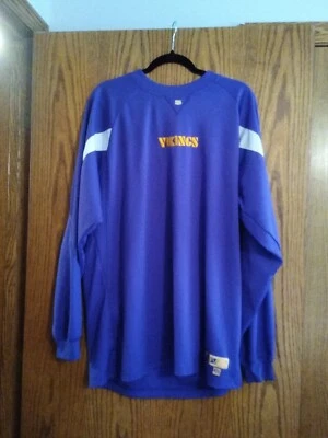 Minnesota Vikings Team Jersey Size X Large Embroidered Purple 100% Polyester  - Image 1 of 4