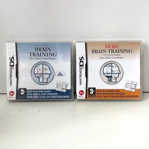 Brain Training + More Brain Training Nintendo DS Software Bundle por Dr Kawashima - Imagen 1 de 5