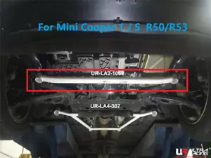 Barra inferior delantera Ultra Racing para MINI COOPER 1/S R50 R53 1.6 2x2 2000-2006 (1053) - Imagen 1 de 4