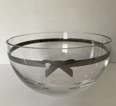 Серебряный бант Lenox Kate Spade Grace Avenue Crystal Bowl диаметр 8 дюймов Польша - Изображение 1 из 4