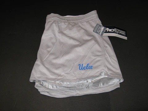 UCLA BRUINS Sports Light Gray Mesh Gym SHORTS - New! NWT - Girls Juniors - XL 15 Cover