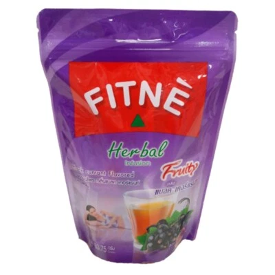 Fitne Tea Herbal Weight Loss Fast Slim Diet Detox Bags Infusion Blackcurrant x 1 - Image 1 of 4