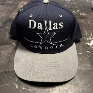 Vintage 90s Eastport NFL Dallas Cowboys Embroidered Snapback Hat Adult OSFM - Picture 1 of 6